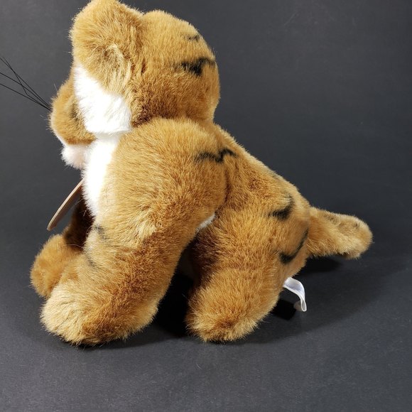 Vintage Toys R Us Tiger Cub Plush Soft Classics 1995 7 in Long w/ Neck Tush Tags - Picture 4 of 8